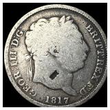 1817 Great Britain Silver 1 Shilling
