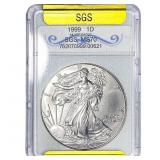 1999 Silver Eagle SGS MS70