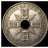 1935 New Guinea Silver 1 Shilling KM 5