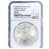 2008-W Silver Eagle NGC MS69