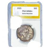 1925 Stone Mountain Half Dollar PGA MS66+