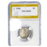 1908 Liberty Victory Nickel PGA MS63