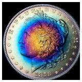 1878 Toned Silver Morgan Dollar CHOICE BU