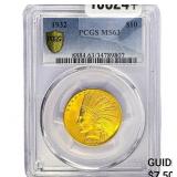 1932 $10 Gold Eagle PCGS MS63