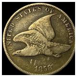 1858 Flying Eagle Cent NEARLY UNCIRCULATED