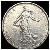 1962 France Silver 5 Francs