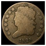 1825 Classic Head Half Cent LIGHTLY  CIRCULATED