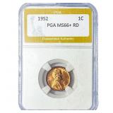 1952 Wheat Cent PGA MS66+ RD