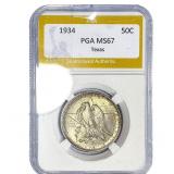 1934 Texas Half Dollar PGA MS67