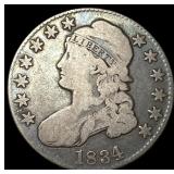 1834 Capped Bust Half Dollar NICELY  CIRCULATED