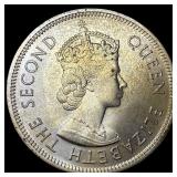 1972 Hong Kong Copper Nickel Dollar