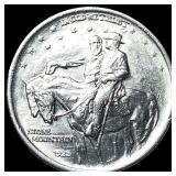 1925 Silver Stone Mountain Half Dollar  UNCIRCULA
