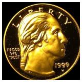 1999-W Gold $5 Washington Commemorative CHOICE PRO