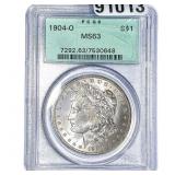 1904-O Morgan Silver Dollar PCGS MS63