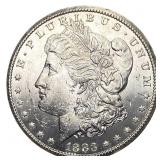 1883-CC Morgan Silver Dollar