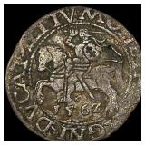 Lithuania Sigismund II Augustus Silver 1/2Grosche