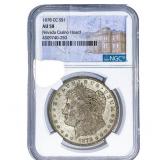 1878-CC Morgan Silver Dollar NGC AU58