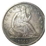 1842 Seated Liberty Half Dollar