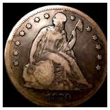 1870-CC Seated Liberty Dollar