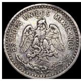 1905 Mexico Silver 20 Centavos