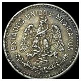 1913 Mexico SIlver 10 Centavos KM 428