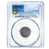 1861-65 CWT G.L. Bowne Thin Planchet PCGS MS62 BN