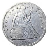 1845 Seated Liberty Dollar