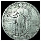 1917-S Silver Standing Liberty Quarter LIGHTLY CIR