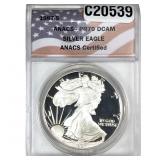 1987-S Silver Eagle ANACS PR70 DCAM