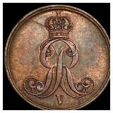 1854B Germany Copper 2 Pfenning