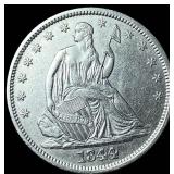 1844-O Silver Half Dollar UNCIRCULATED