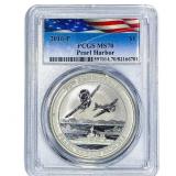 2016 $1 Pearl Harbor PCGS MS70