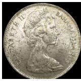 1966 Bahamas Silver Dollar KM 8