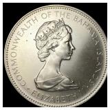 1971-FM Bahamas SIlver Dollar KM 22