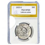 1925-S Jubilee Half Dollar PGA MS64