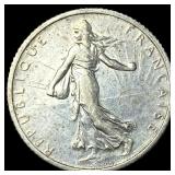 1917 France Silver 1 Franc