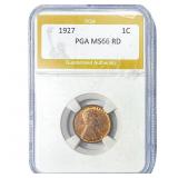 1927 Wheat Cent PGA MS66 RD