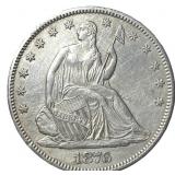 1876-CC Seated Liberty Half Dollar