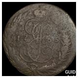 1765 CM Russia Copper 5 Kopeks