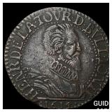 1614 France Bouillon & Sedan Henri de la Tour Copp