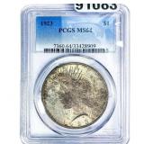 1923 Silver Peace Dollar PCGS MS64