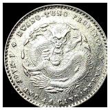 Kwang-Tung Silver 1 Mace and 4.4 Candareens  CLOS