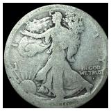 1916-D Silver Walking Liberty Half Dollar NICELY C