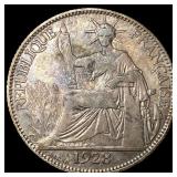 1928A French Indo-China Silver 20 Cents