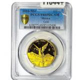 2016-Mo Mexico 1/2oz Gold Libertad PCGS PR69 DCAM