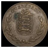 1947H Guernsey Bronze 8 Doubles
