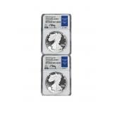 [2 Coins] 2023 Silver Eagle NGC PF70 UC