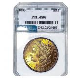 1886 Morgan Silver Dollar PCI MS67
