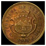 1919 Costa Rica 10 Centavos