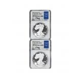 [2 Coins] 2023 Silver Eagle NGC PF70 UC